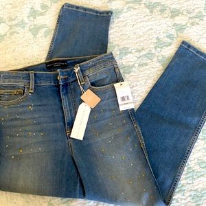 Sanctuary Denim Modern Straight High Rise Crop Jean